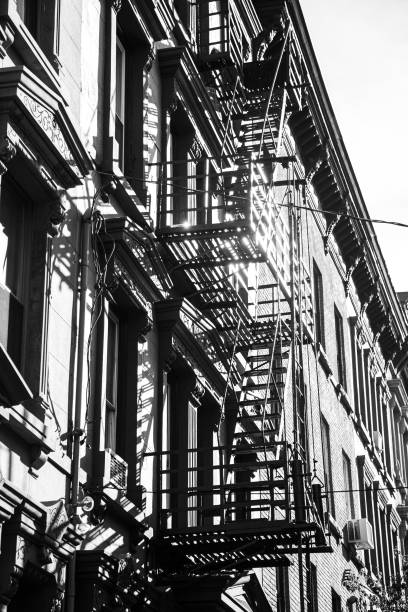 istock Fire escape steps from New York, America 1318109941