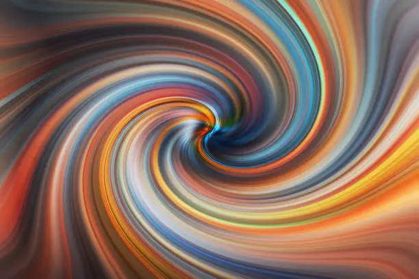 Photo of colorful spinning , Mixing Color Blender twisted and Twirling shade of vivid colors abstract for background.
