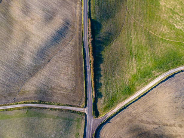istock Road across peaceful landscape 1318111178
