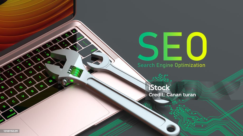 SEO Search Engine Stock Photo