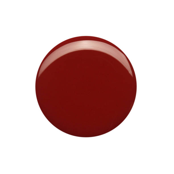 istock Blot of dark red circle shaped nail polish isolated on white 1318115576