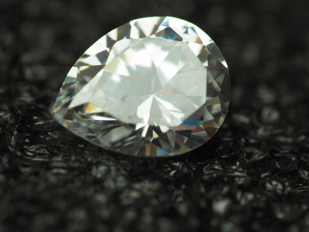 istock Close up shoot of pear shape diamond 1318115878