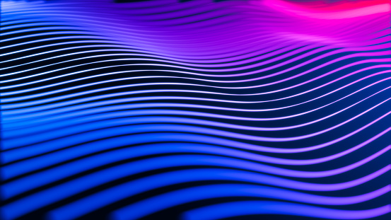 Fondo abstracto patrón onda, diseño futurista tecnológico photo