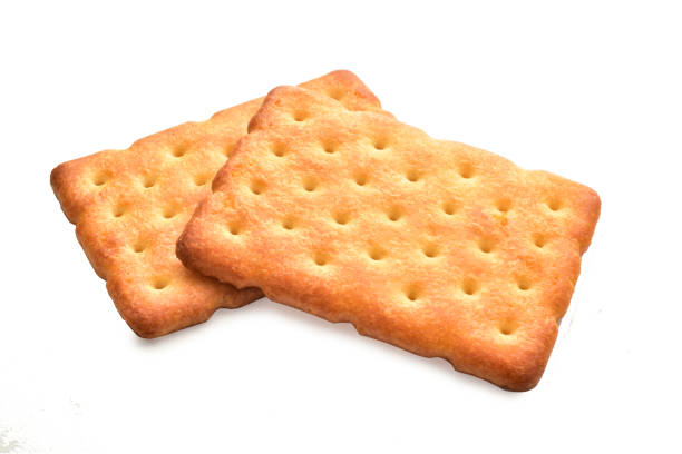 istock Butter Biscuit Isolated On White Background With Clipping Path 1318123303