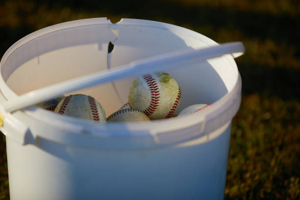 Thursday night baseball training in Newquay with The Cornish Clay Cutters preparing for their next competitive match a week on Sunday
