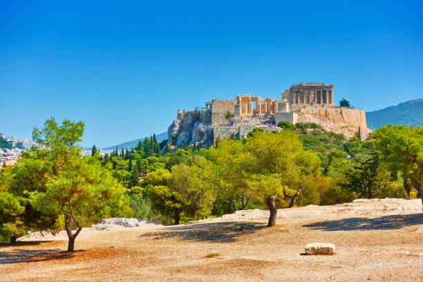 istock Acropolis hill in Athens in Greece 1318137236