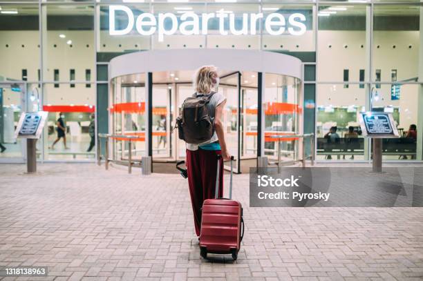Happy To Travel Again Stock Photo - Download Image Now - Travel, Airport, Leaving
