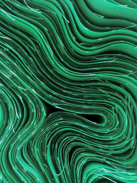 istock a roll of green cotton cloth 1318141148