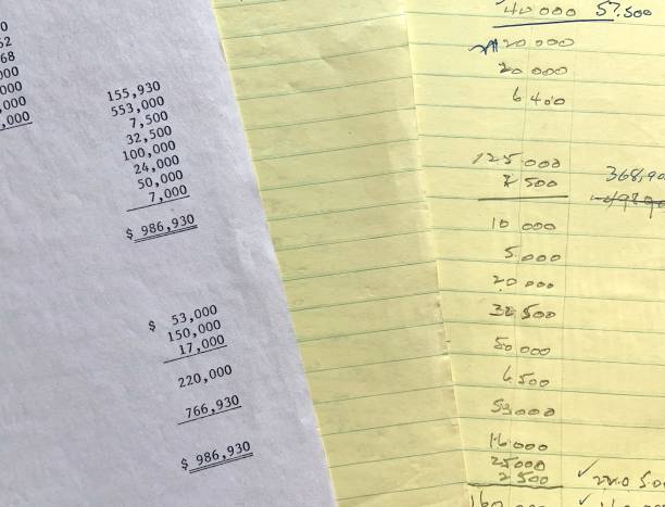 istock Financial Figures on Paper 1960s 1318146217