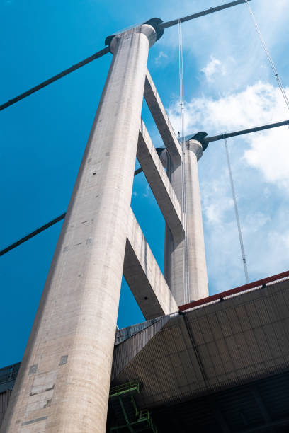 istock Underneath View of Tsing ma bridge 1318151050