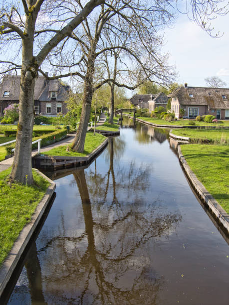 istock Giethoorn's canals on a beautiful spring day 1318161398