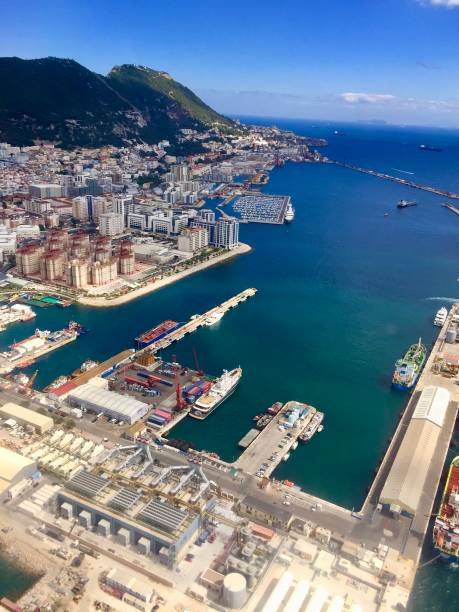 istock Aerial view of Gibraltar 1318163545