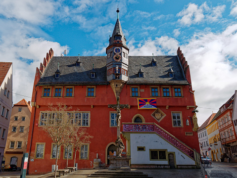 town hall in Ochsenfurt, Germany, Franconia