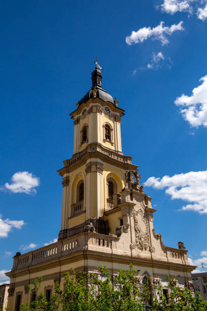 City Hall Tower in Buchach. Ukraine