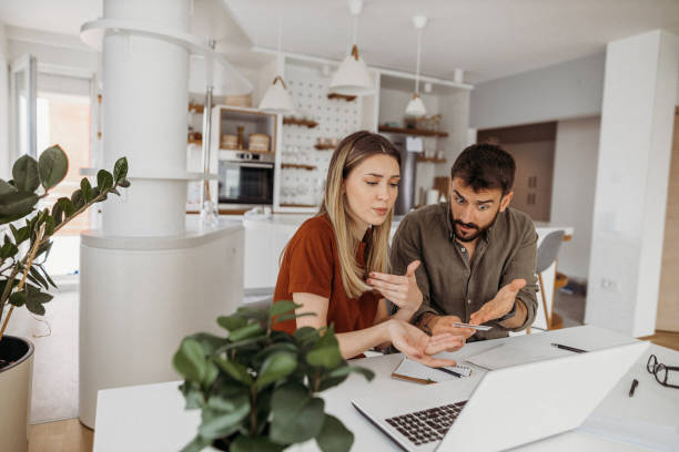 istock Couple at home 1318181188