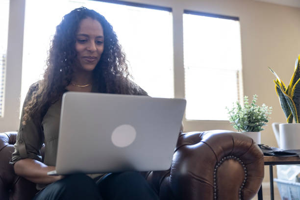 istock Online shopping from home 1318184246