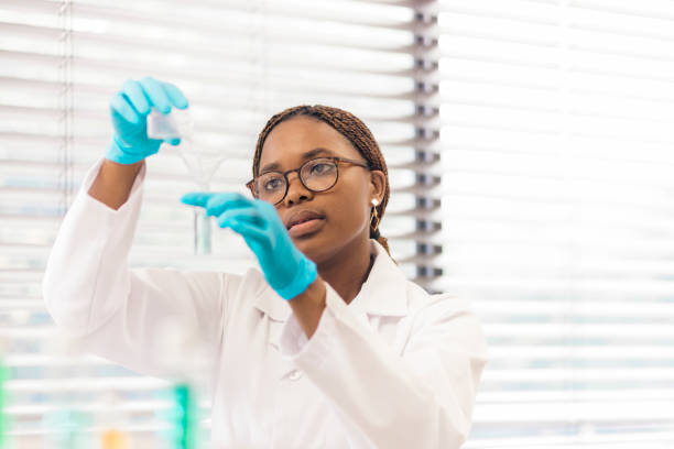 istock Female scientist doing research in clinical laboratory 1318184506
