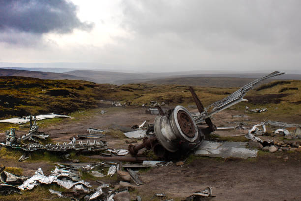 istock Bleaklow Plane Crash Site, Peak District National Park 1318190237