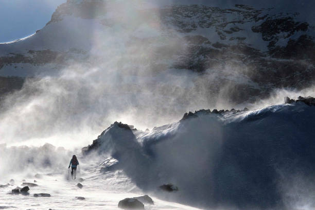 The image was taken at the base of the Matterhorn in Switzerland.
