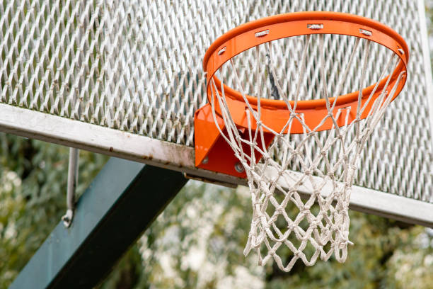 istock Basketball hoop. Urban style 1318192070