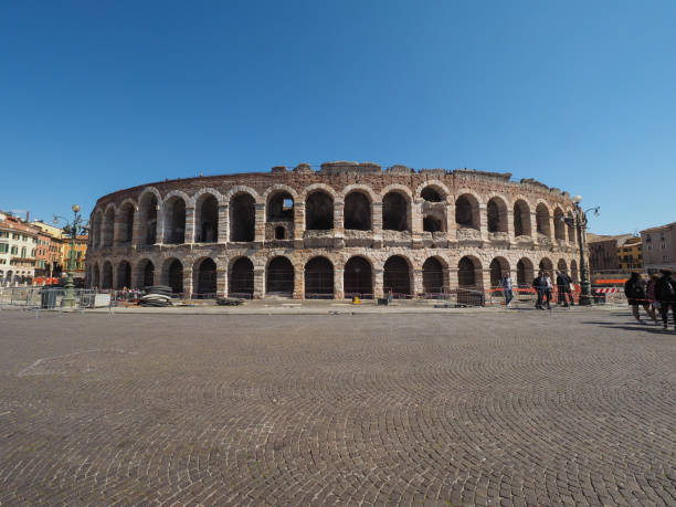 rzymski amfiteatr w verona arena - north eastern italy zdjęcia i obrazy z banku zdjęć