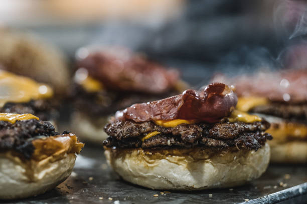 istock Delicious Smash Burgers 1318193424