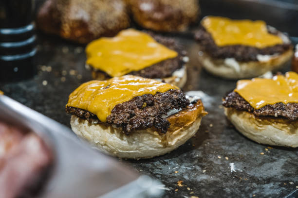 istock Delicious Smash Burgers 1318193450
