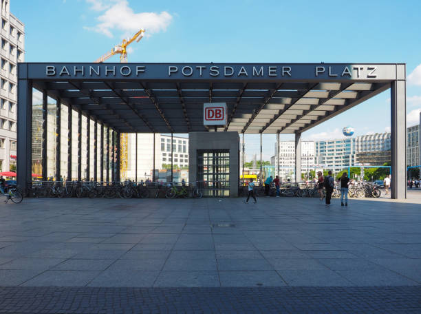 Berlin, Germany - Circa June 2019: Potsdamer Platz station