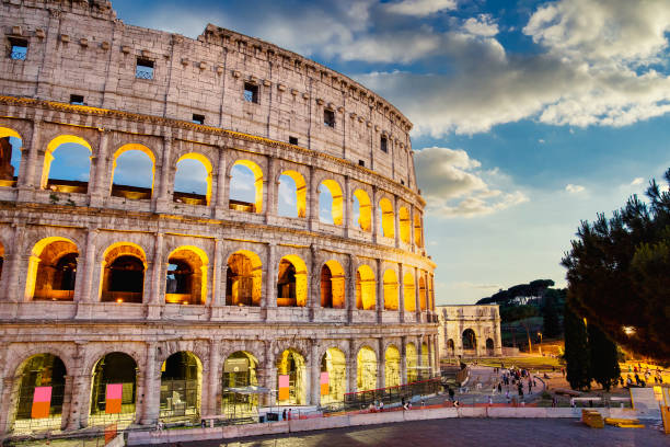 istock Roman Colosseum at Sunset 1318204110