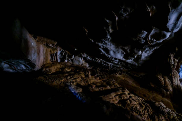 istock light in cave, digital photo picture as a background 1318205851