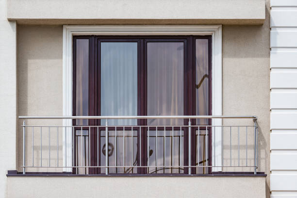 istock Balcony and windows of the new house. 1318208009