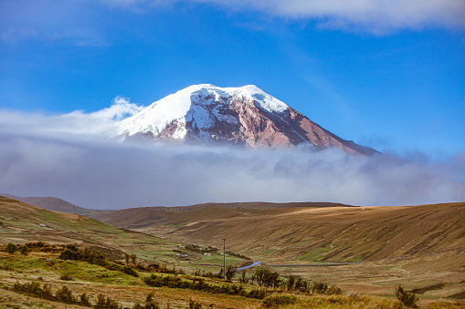 DescriptionChimborazo is a currently inactive stratovolcano in the Cordillera Occidental range of the Andes. Its last known eruption is believed to have occurred around 550 A.D. Thanks for supporting my job ♥️☺️