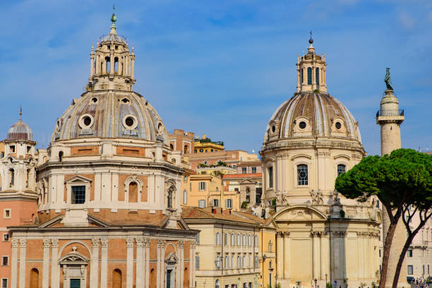 istock Santa Maria di Loreto (Church of Saint Mary of Loreto) in Rome, Italy 1318209141
