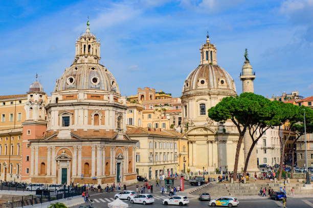 istock Santa Maria di Loreto (Church of Saint Mary of Loreto) in Rome, Italy 1318209672