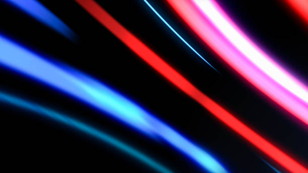 istock Fast moving car lights driving on road 1318224856