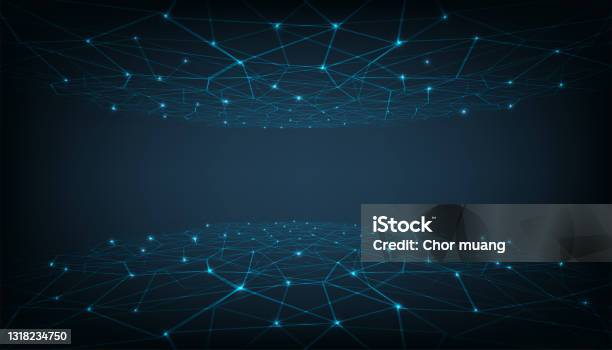 Connection Form Background Connection Structure Background Stock Illustration - Download Image Now ...