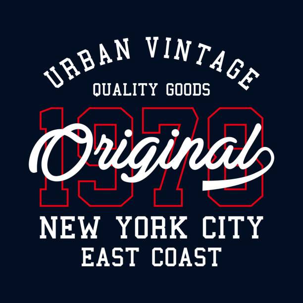ilustraciones, imágenes clip art, dibujos animados e iconos de stock de gráfico de la ciudad de nueva york para la impresión de camisetas y otros usos - vector. - camiseta con logotipo