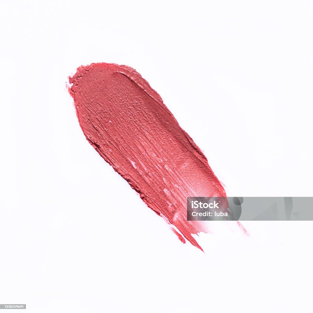 Make-up smear Make-up smears, like used in fashion and beauty magazines. Lipstick smear, smudge, texture Lipstick Stock Photo
