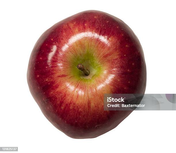 Red Apple Top Stock Photo - Download Image Now - Apple - Fruit, On Top Of, Clipping Path