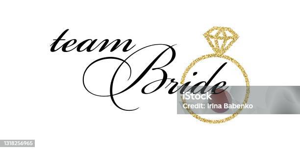 Team Bride Stock Illustration - Download Image Now - Bachelorette Party ...