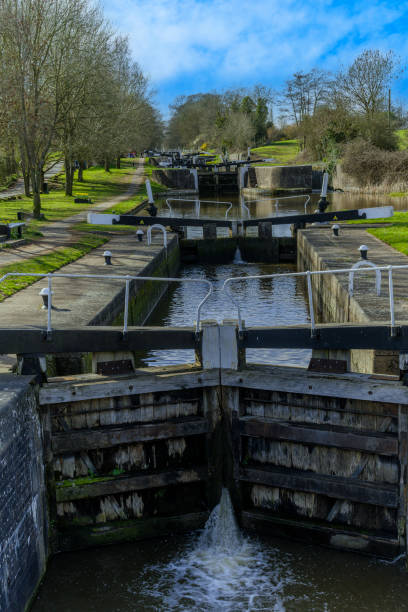 istock Grand Union Canal at Hatton Locks Warwickshire England UK 1318257784