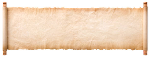 istock old parchment paper scroll sheet vintage aged or texture isolated on white background 1318259176
