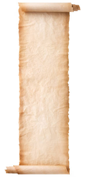 istock old parchment paper scroll sheet vintage aged or texture isolated on white background 1318259920