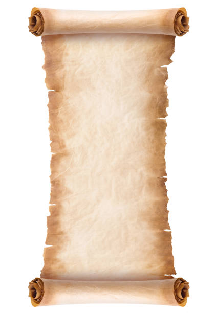 istock old parchment paper scroll sheet vintage aged or texture isolated on white background 1318259935