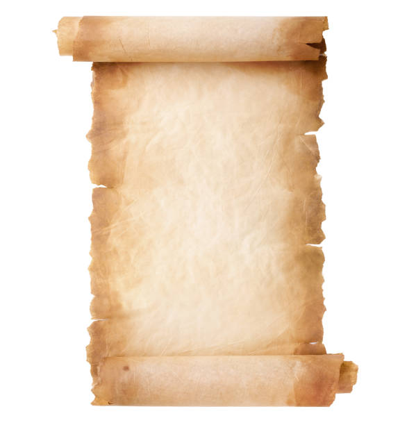 istock old parchment paper scroll sheet vintage aged or texture isolated on white background 1318259958