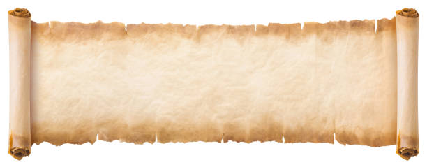 istock old parchment paper scroll sheet vintage aged or texture isolated on white background 1318259999