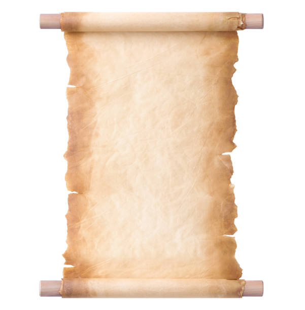 istock old parchment paper scroll sheet vintage aged or texture isolated on white background 1318260010