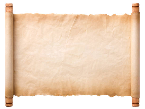 istock old parchment paper scroll sheet vintage aged or texture isolated on white background 1318260027
