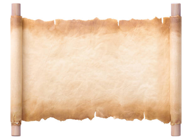 istock old parchment paper scroll sheet vintage aged or texture isolated on white background 1318260137