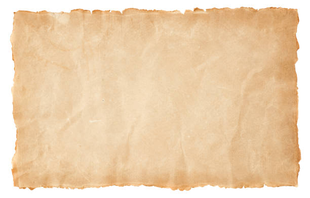 istock old parchment paper sheet vintage aged or texture isolated on white background 1318260268